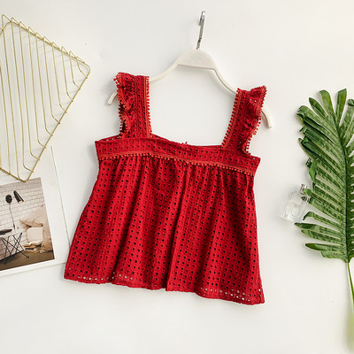 Női felső szögletes nyakkivágással, több színben