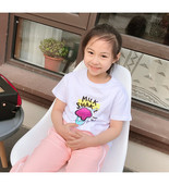 Gyermek póló fehér mintával