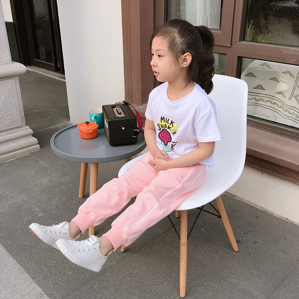 Gyermek póló fehér mintával