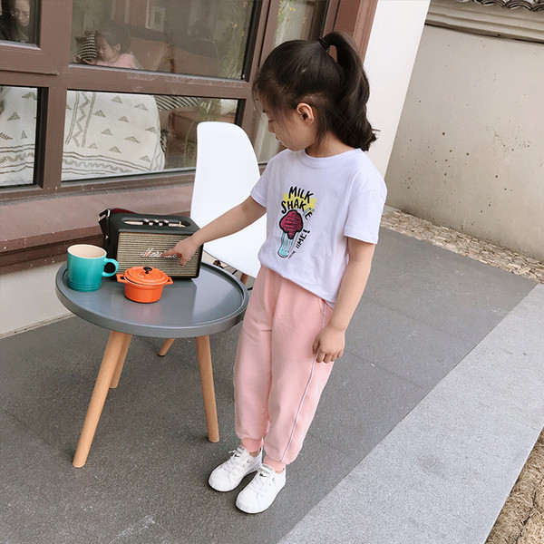 Gyermek póló fehér mintával