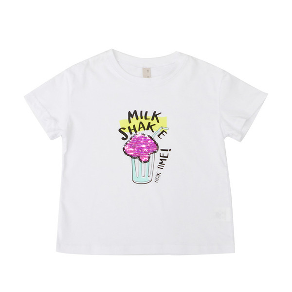 Gyermek póló fehér mintával