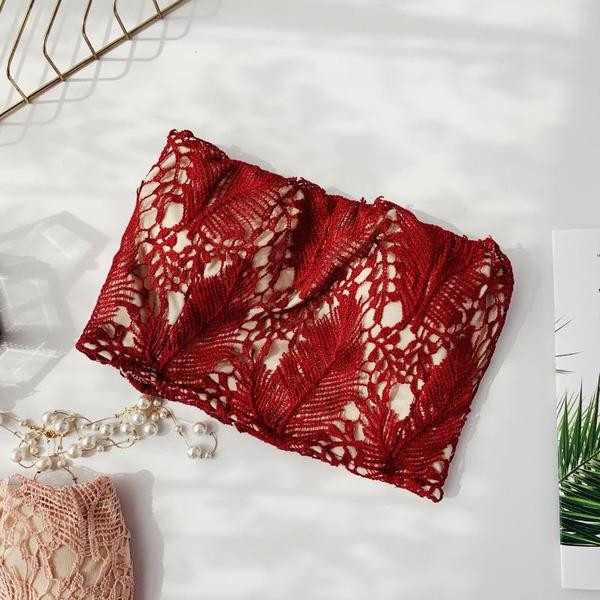 Modern női csipke felső több színben