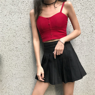 Γυναικείο τοπ με ιμάντες και κουμπιά - δύο μοντέλα