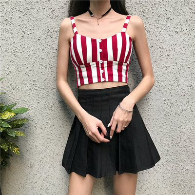 Γυναικείο τοπ με ιμάντες και κουμπιά - δύο μοντέλα