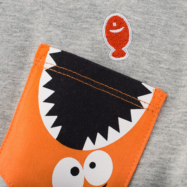 Παιδικό μπλουζάκι για αγόρια σε γκρι χρώμα