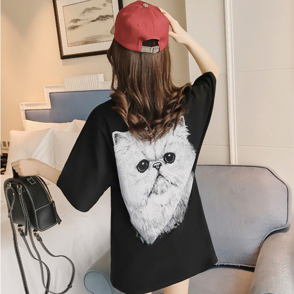 Lezser női széles blúz fekete rátéttel