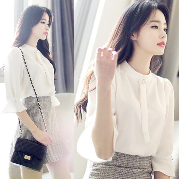 Női elegáns fehér ing