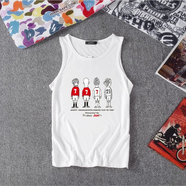 Καθημερινό ανδρικό μπλουζάκι  με άσπρο και μαύρο χρώμα