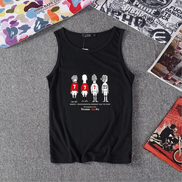 Καθημερινό ανδρικό μπλουζάκι  με άσπρο και μαύρο χρώμα