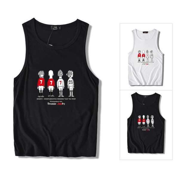 Καθημερινό ανδρικό μπλουζάκι  με άσπρο και μαύρο χρώμα