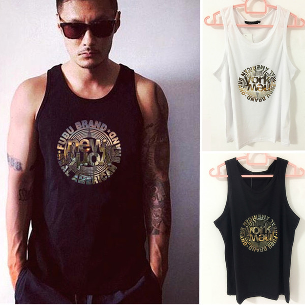 Μοντέρνο ανδρικό μπλουζάκι ς με δίχρωμη εφαρμογή