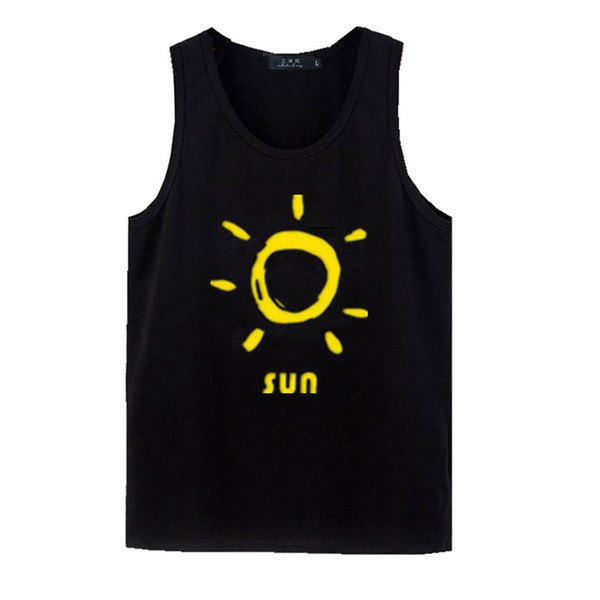 Ανδρικό καθημερινό αμάνικο σε δύο χρώματα με εφαρμογή