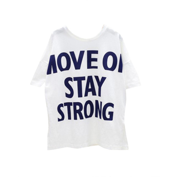 Modern gyerek póló hosszú modell fekete-fehér túlnyúlásokkal