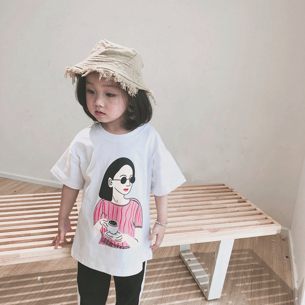 Modern gyerek póló rátéttel több színben