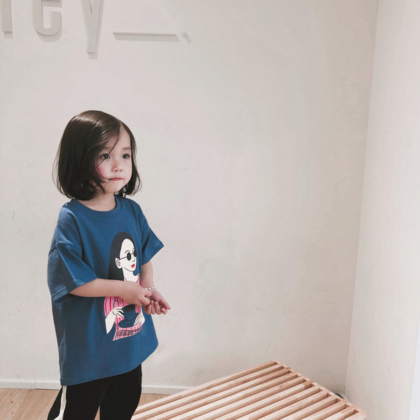 Modern gyerek póló rátéttel több színben