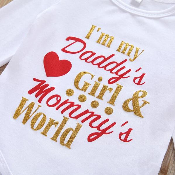 Modern baba szett lányoknak két részből - testből és szoknyából