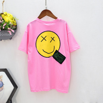 Modern gyerek póló hosszú modell több színben rátéttel