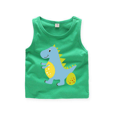 Παιδικό αμάνικο για αγόρια με εφαρμογή σε πέντε χρώματα