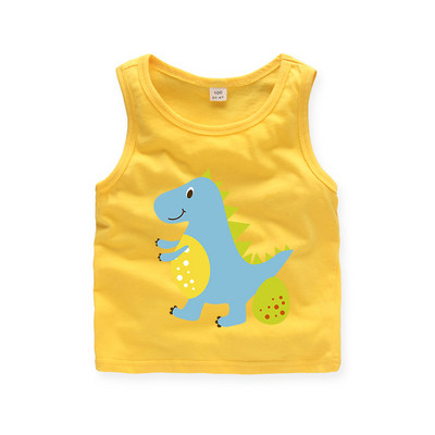 Παιδικό αμάνικο για αγόρια με εφαρμογή σε πέντε χρώματα