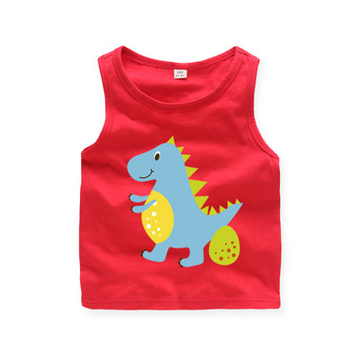 Παιδικό αμάνικο για αγόρια με εφαρμογή σε πέντε χρώματα