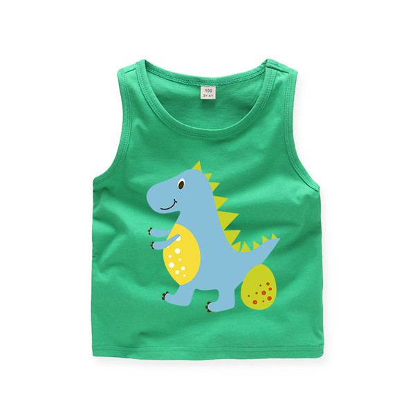 Παιδικό αμάνικο για αγόρια με εφαρμογή σε πέντε χρώματα