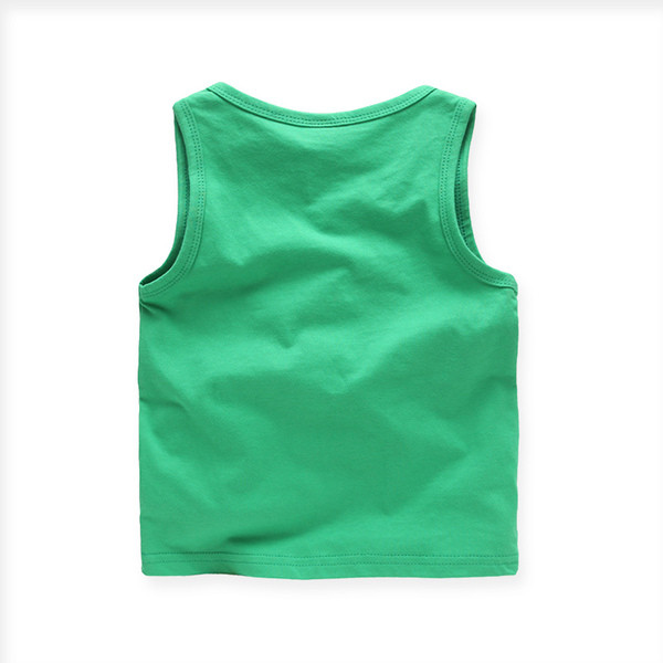 Παιδικό αμάνικο για αγόρια με εφαρμογή σε πέντε χρώματα