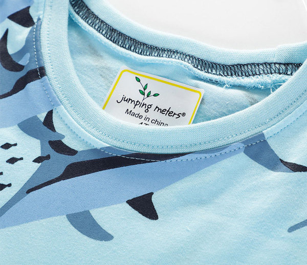 Παιδικό μπλουζάκι με  κοντό μανίκι σε μπλε χρώμα