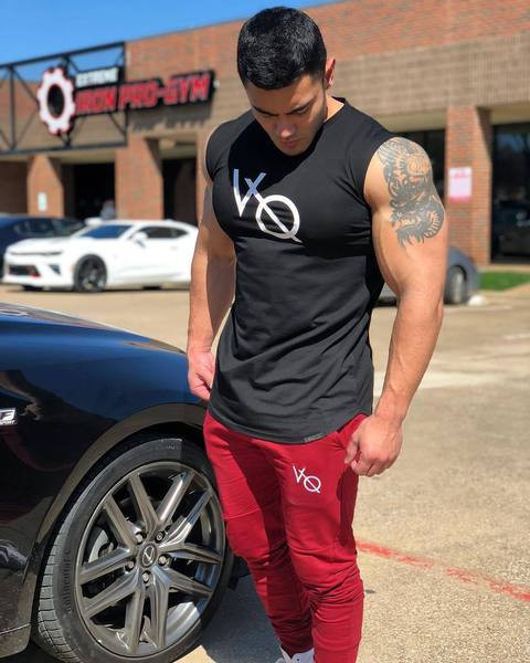 Μοντέρνο ανδρικό  αθλητικό αμάνικο σε τέσσερα χρώματα