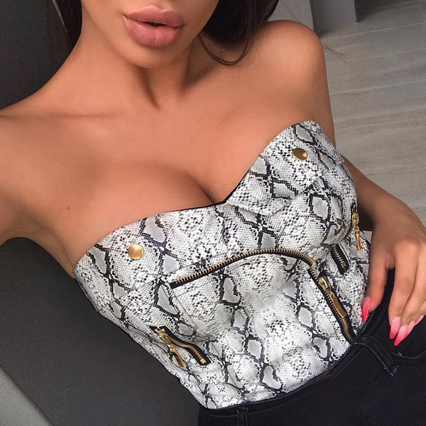 Elegáns női melltartó cipzáras díszítéssel