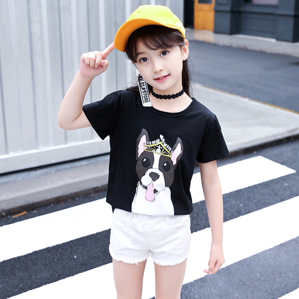 Παιδικό μπλουζάκι σε λευκό, μαύρο και κόκκινο χρώμα