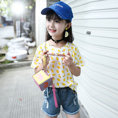 Παιδική μπλούζα για κορίτσια σε λευκό χρόμα με πριντ