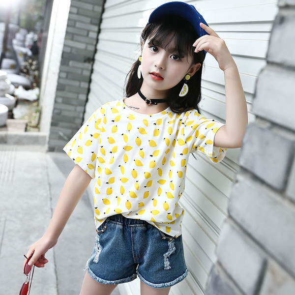 Παιδική μπλούζα για κορίτσια σε λευκό χρόμα με πριντ