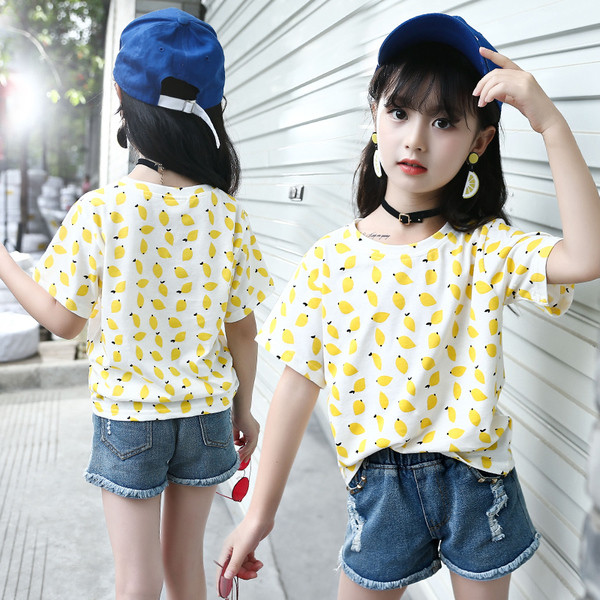 Παιδική μπλούζα για κορίτσια σε λευκό χρόμα με πριντ