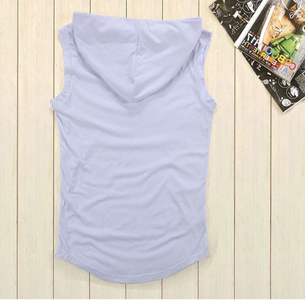 Мъжки ежедневен потник с качулка в два цвята