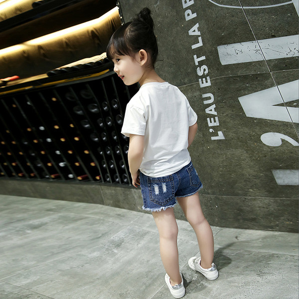 Παιδικό t-shirt για κορίτσια με έγχρωμη εκτύπωση