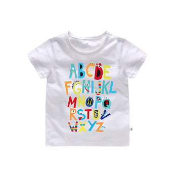 Παιδικό μπλουζάκι για αγόρια με επιγραφές σε τέσσερα χρώματα