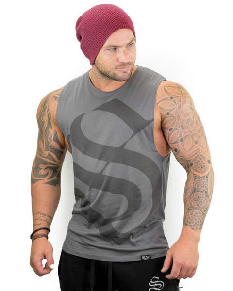 Αντρικό αμάνικο μπλουζάκι σε πέντε χρώματα