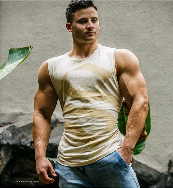 Αντρικό αμάνικο μπλουζάκι σε πέντε χρώματα