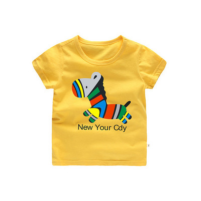 Ежедневна детска тениска за момчета и момичета в четири цвята