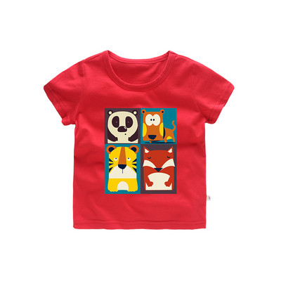 Μπλουζάκι μόδας μικρού μεγέθους με τετράχρωμες εφαρμογές