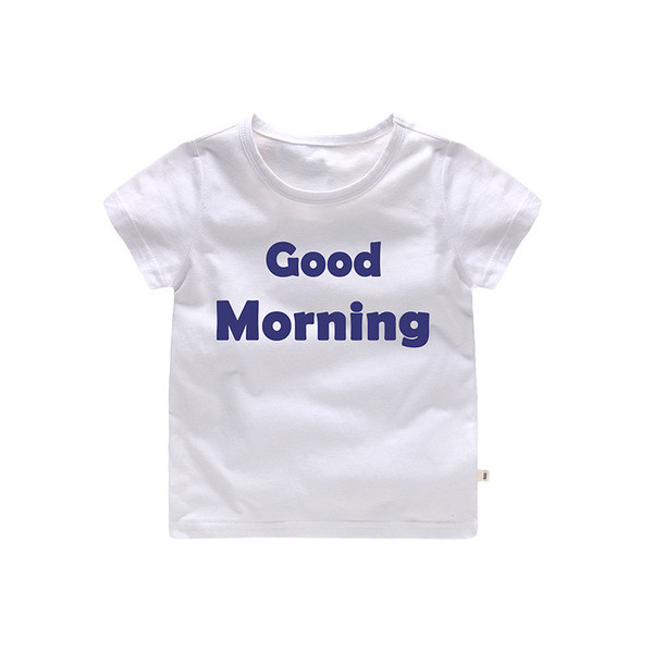 Παιδικό μπλουζάκι για αγόρια με κοντό μανίκι και τριών χρωμάτων με  επιγραφή