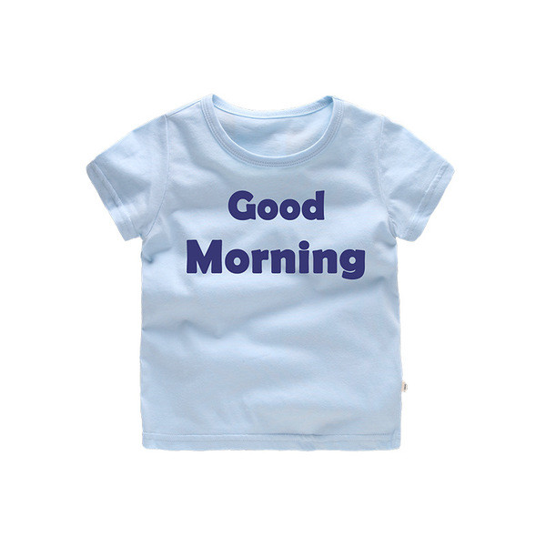Παιδικό μπλουζάκι για αγόρια με κοντό μανίκι και τριών χρωμάτων με  επιγραφή