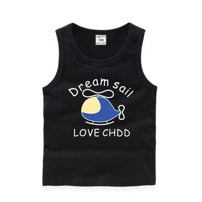 Παιδικό αμάνικο μπλουζάκι για αγόρια σε διάφορα χρώματα