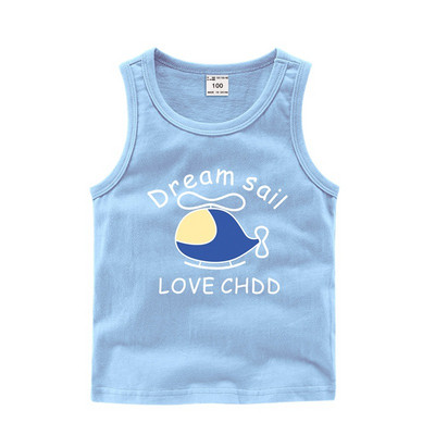 Παιδικό αμάνικο μπλουζάκι για αγόρια σε διάφορα χρώματα