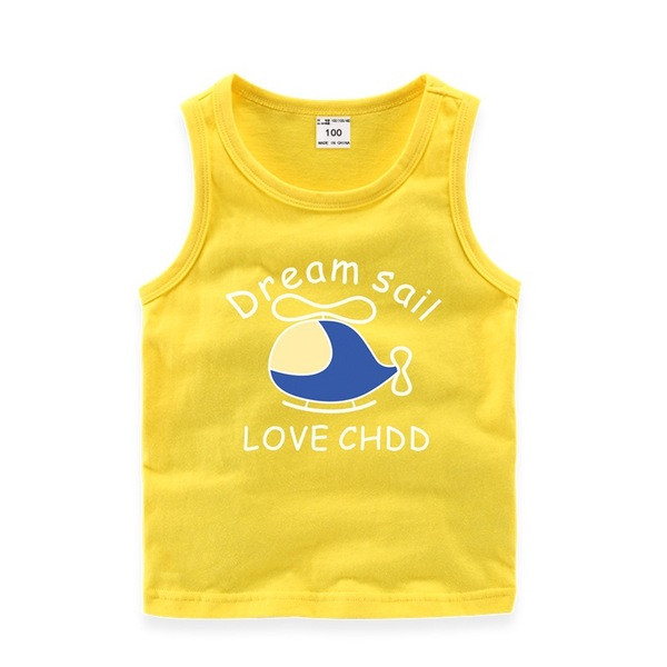 Παιδικό αμάνικο μπλουζάκι για αγόρια σε διάφορα χρώματα