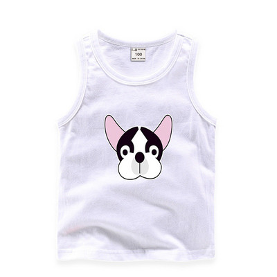 Παιδικό καθημερινό αμάνικο μπλουζάκι για αγόρια και κορίτσια σε διάφορα χρώματα