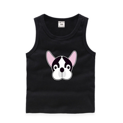 Παιδικό καθημερινό αμάνικο μπλουζάκι για αγόρια και κορίτσια σε διάφορα χρώματα