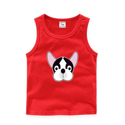 Παιδικό καθημερινό αμάνικο μπλουζάκι για αγόρια και κορίτσια σε διάφορα χρώματα