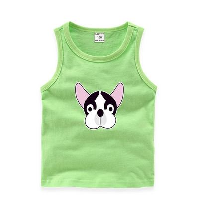 Παιδικό καθημερινό αμάνικο μπλουζάκι για αγόρια και κορίτσια σε διάφορα χρώματα