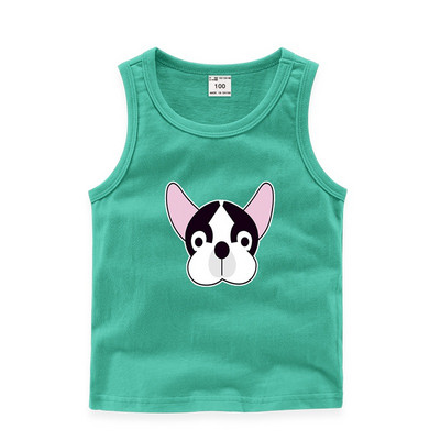 Παιδικό καθημερινό αμάνικο μπλουζάκι για αγόρια και κορίτσια σε διάφορα χρώματα